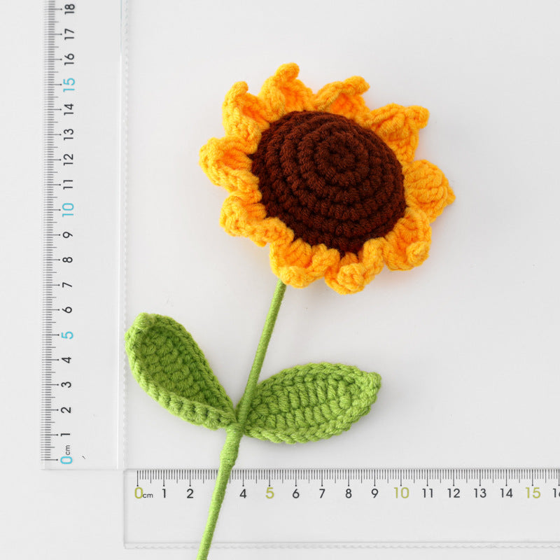 Crochet Sunflower Stem