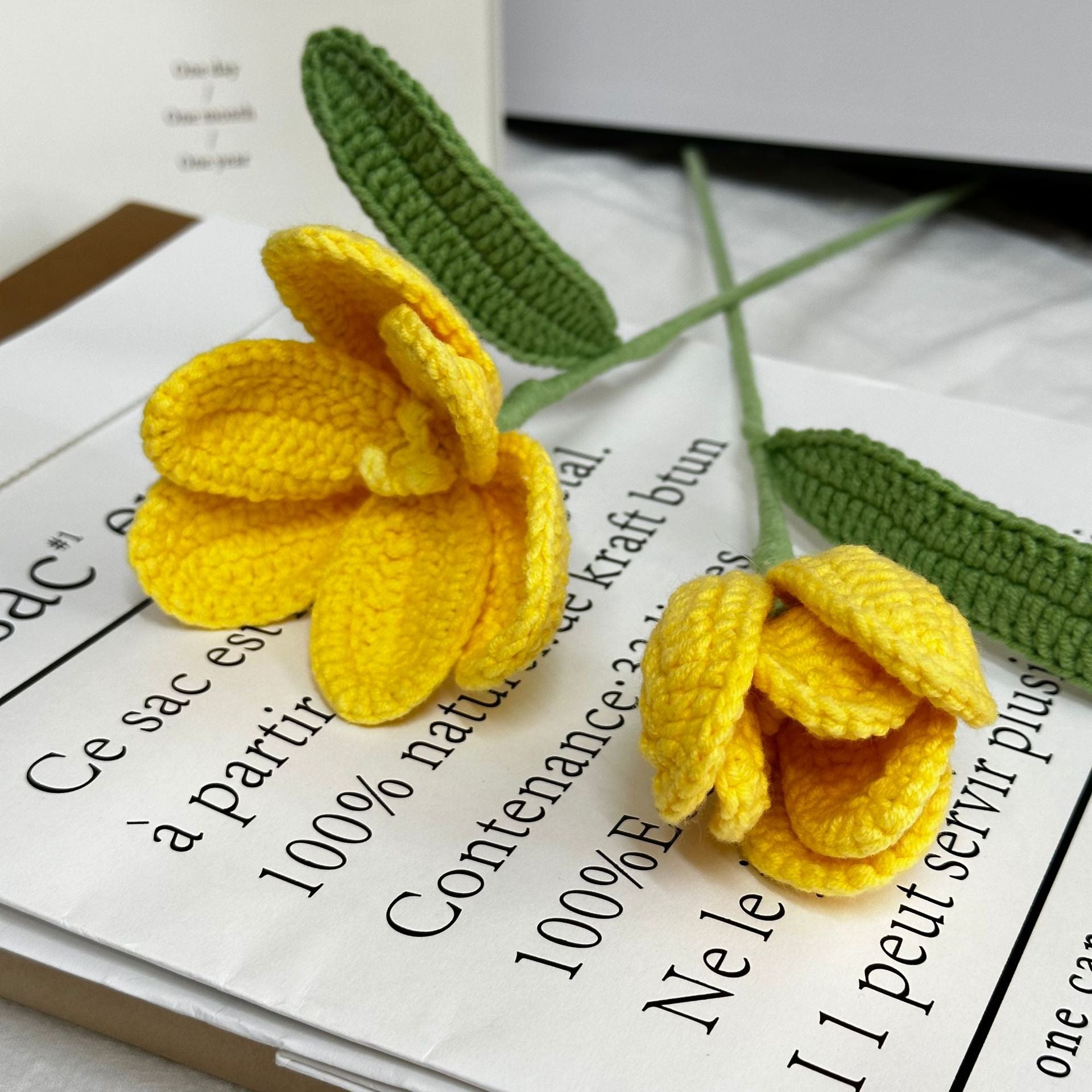 Crochet Tulip Stem