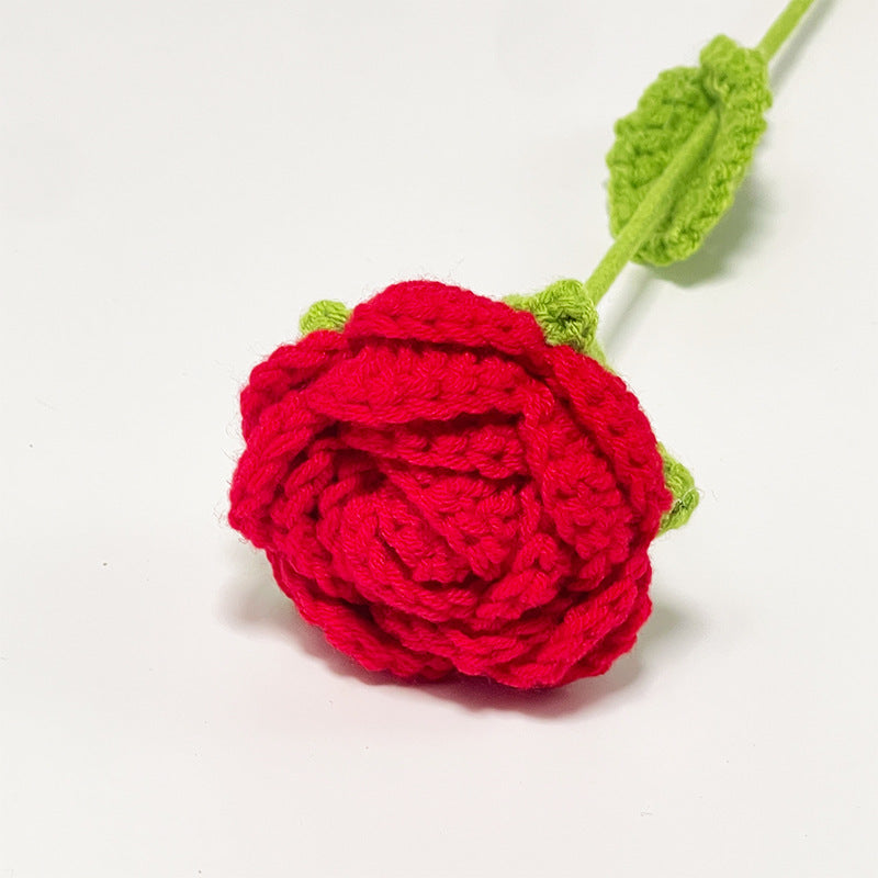Crochet Rose Stem