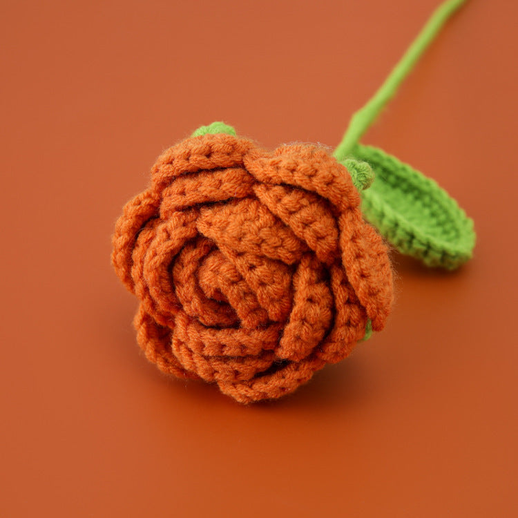 Crochet Rose Stem