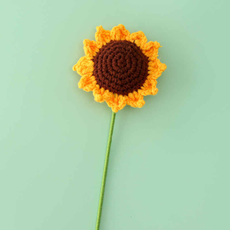 Crochet Sunflower Stem