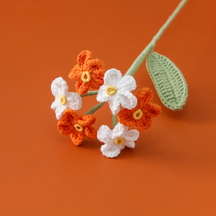 Crochet Forget-Me-Not Stem
