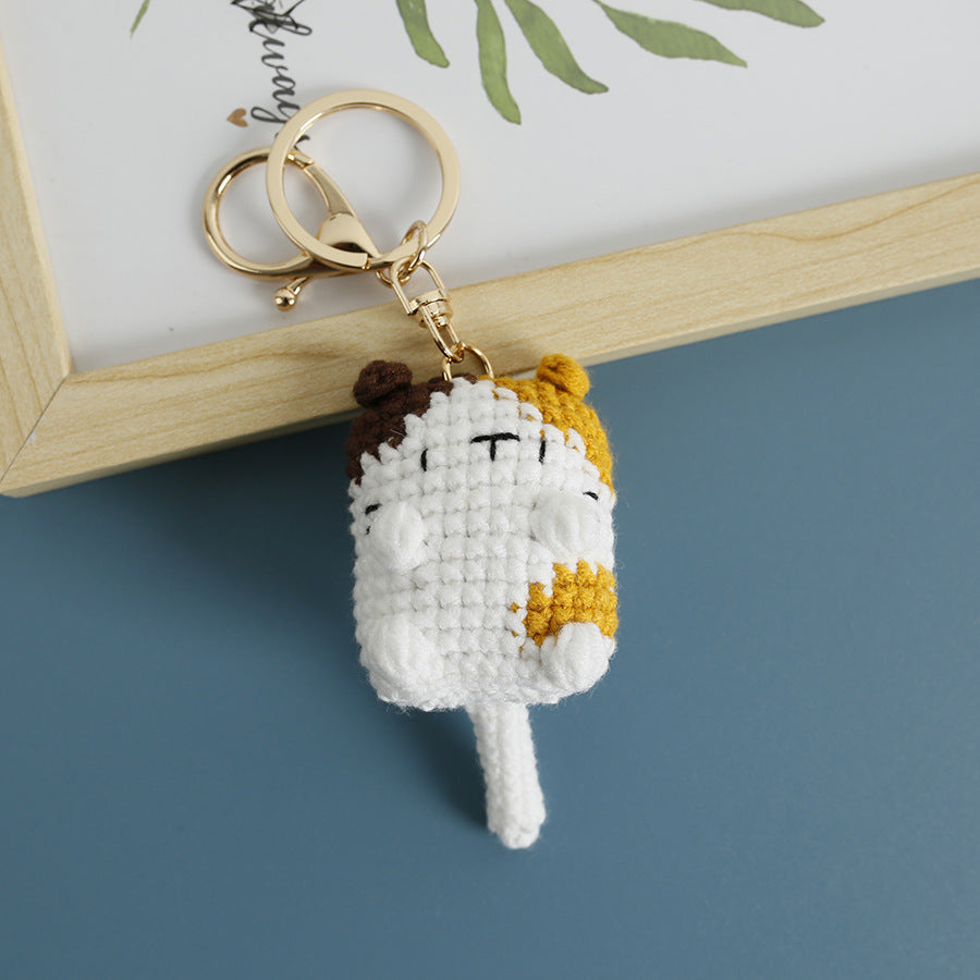 Crochet Kitten Keyring