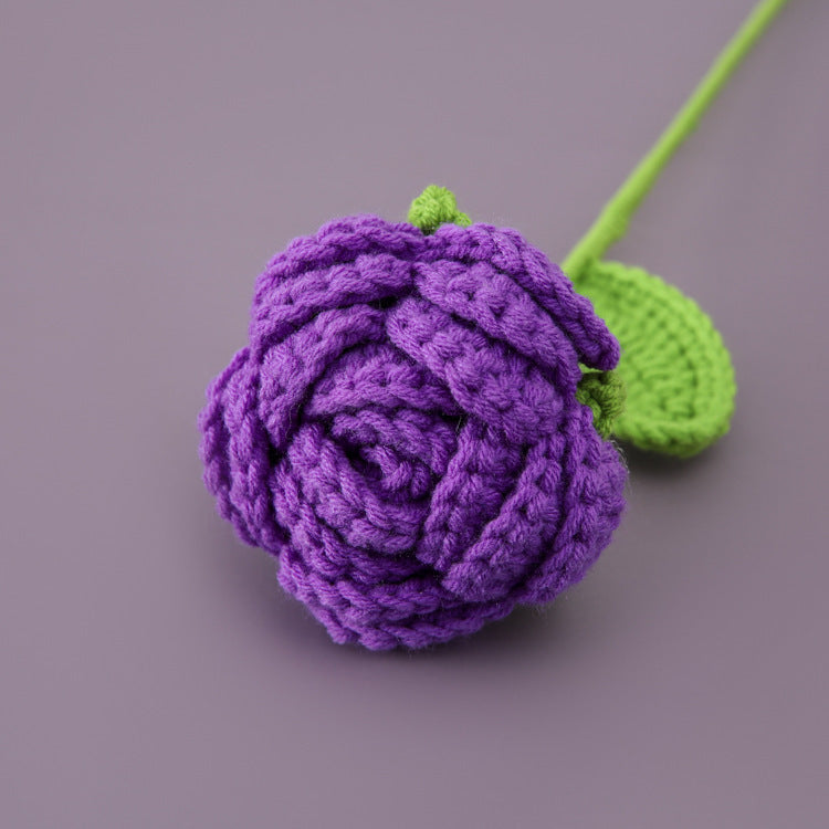 Crochet Rose Stem