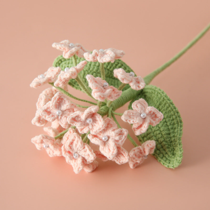 Crochet Hydrangea Stem