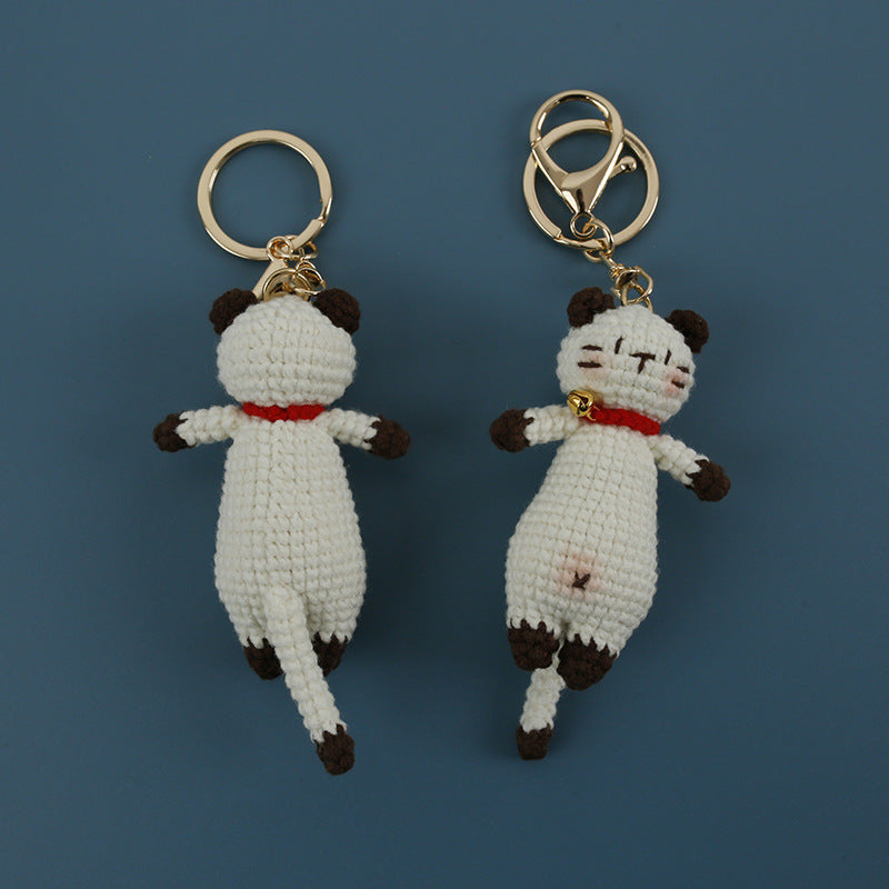 Crochet Cat Keyring