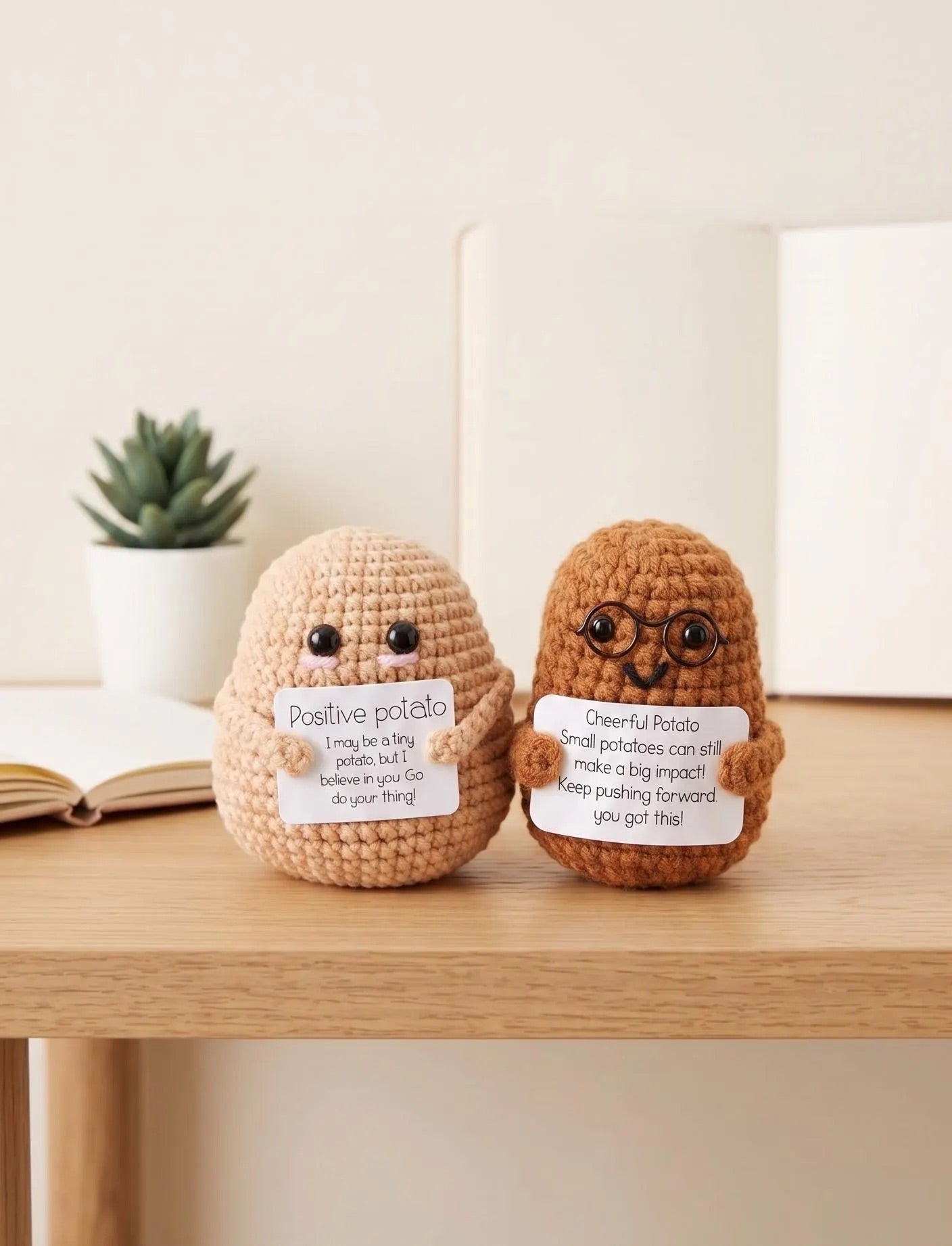 Handmade crochet food plushies including avocado designs