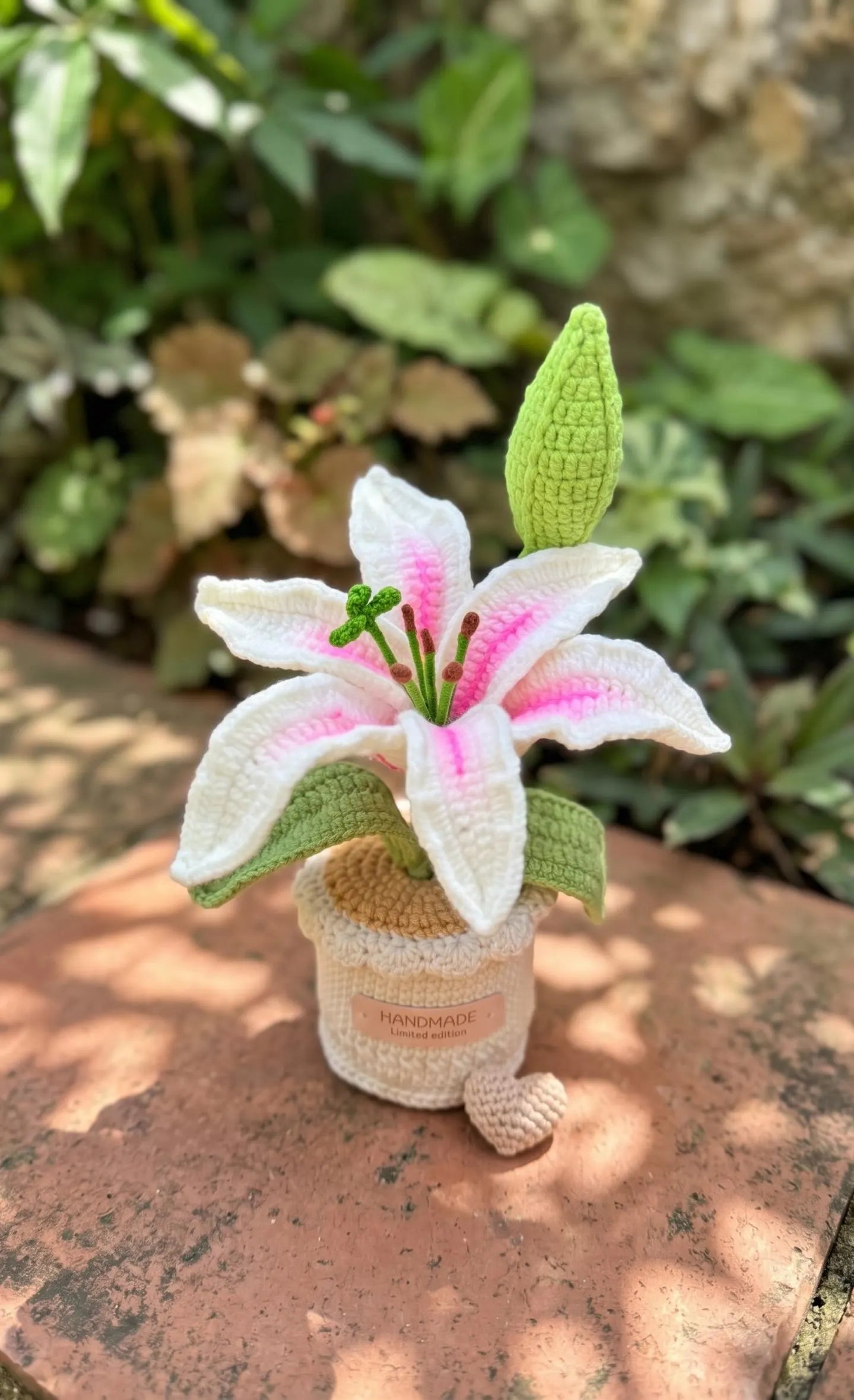 Crochet Lily Plant Pot (Large)