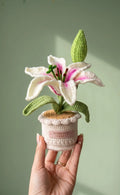 Crochet Lily Plant Pot (Large)