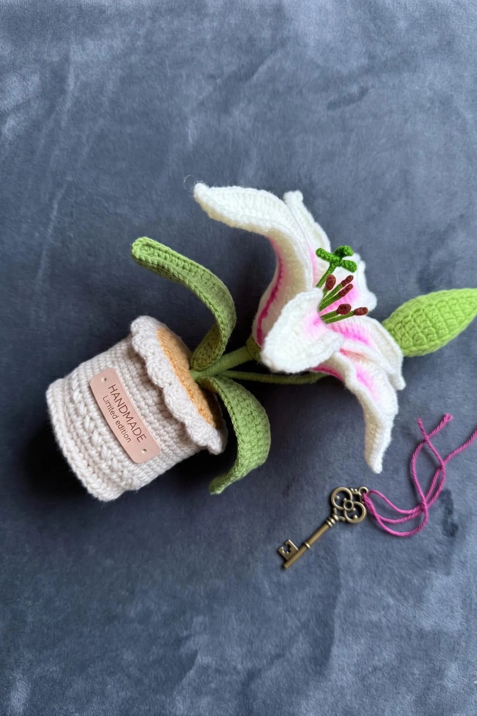 Crochet Lily Plant Pot (Large)