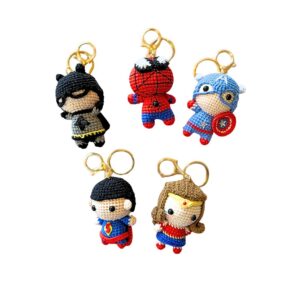 superheros keychains