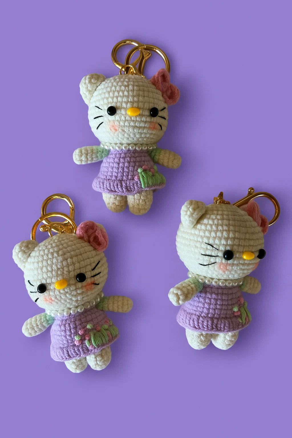 hello kitty violet keychains hello kitty violet keychains