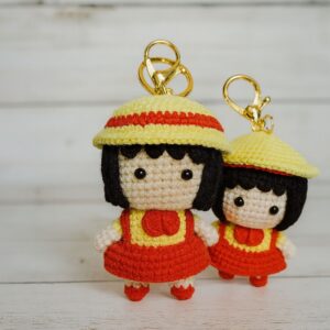 maruko chan keychain