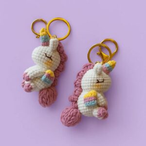 unicorn keychain