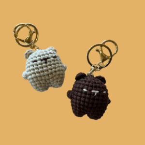 bear cookie keychains